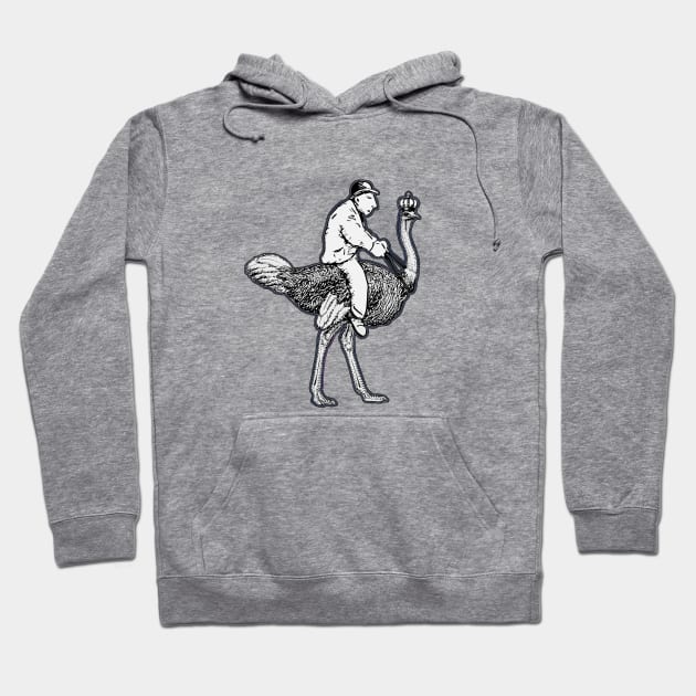 Ostrich Sized Hoodie by camojeda89@gmail.com